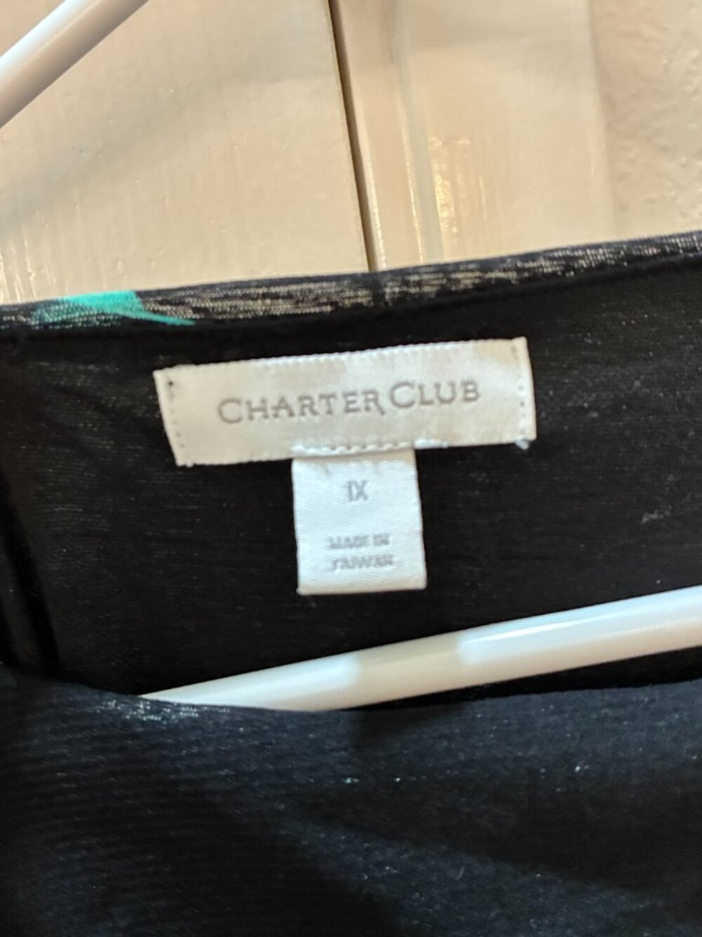Floral Charter Club Top 1X - Picture 5 of 5